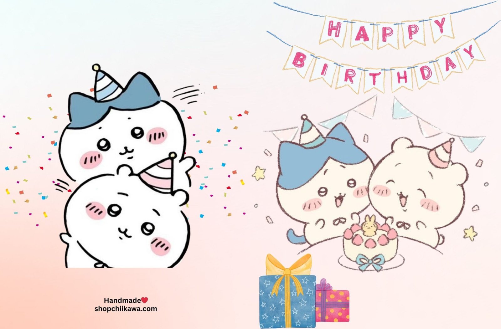 Chiikawa Birthday Card for Kawaii Celebrations and Heartwarming Greetings - Image 2