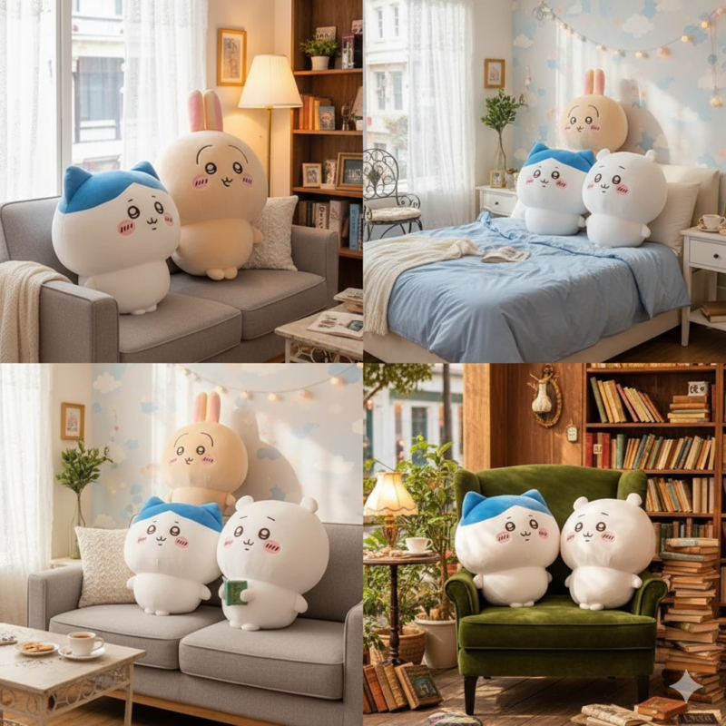 Giant Chiikawa Plush Pillow