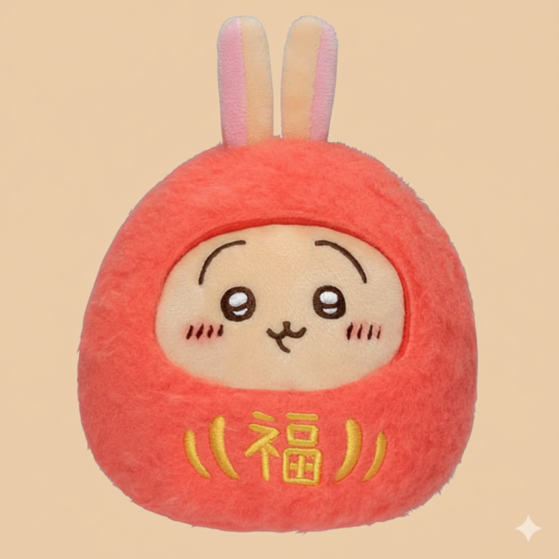 Chiikawa Daruma Usagi Plush