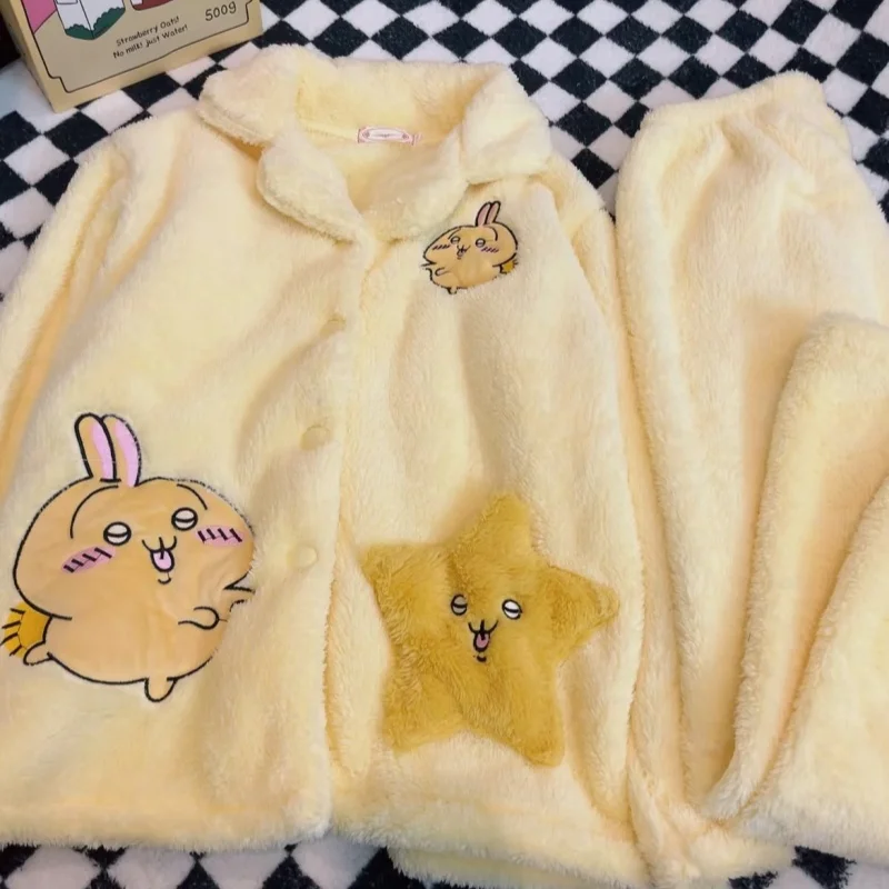 Chiikawa Velvet Robes - Luxurious Anime Character Loungewear for Ultimate Cozy Comfort - Image 5