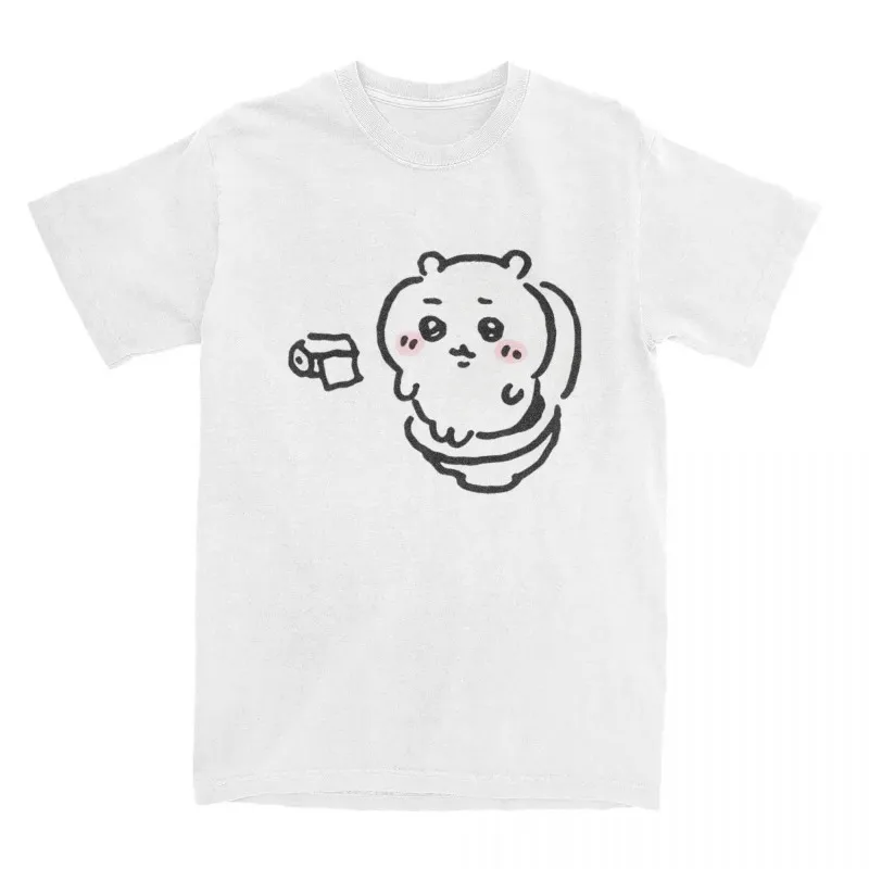 Chiikawa Toilet T-Shirt for Hilarious Kawaii Humor and Iconic Meme Style - Image 3