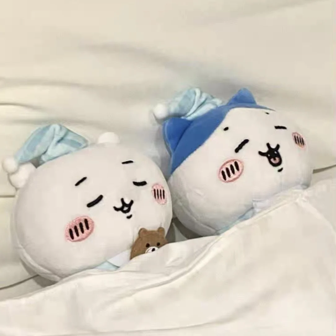 Chiikawa Pajamas Sleeping Series Plush Keychain - Adorable Anime Character Pajama-Clad Mini Plush for Bags & Keys - Image 2