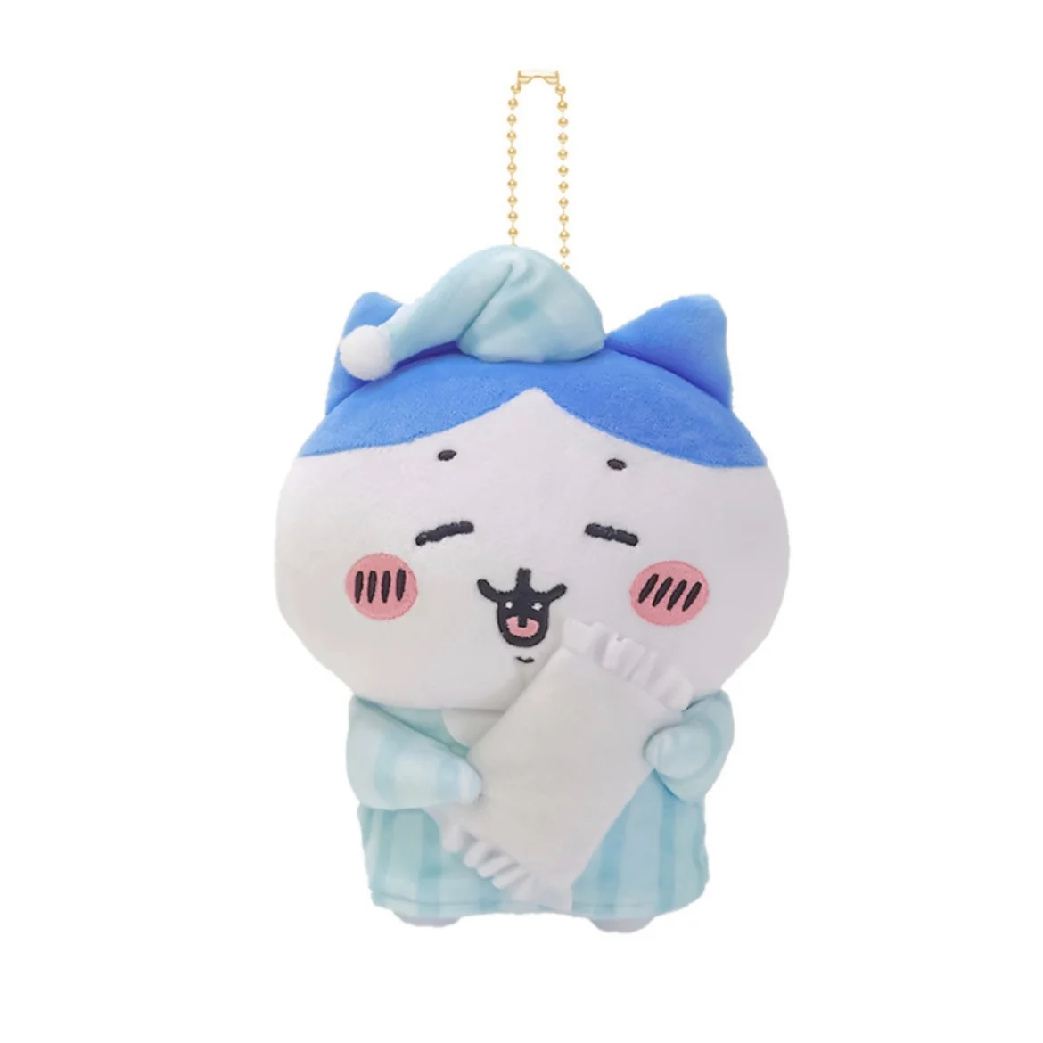 Chiikawa Pajamas Sleeping Series Plush Keychain - Adorable Anime Character Pajama-Clad Mini Plush for Bags & Keys - Image 6